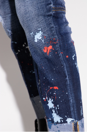 Li-Ning logo-print detail track pants - 'Sailor' jeans Dsquared2